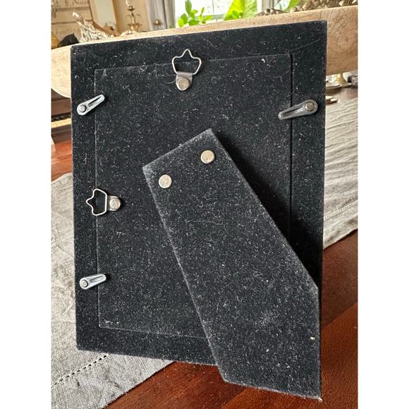 Framed needlepoint finished Counted Cross Stitch Vintage Purse Sandy Clough 6x7” - Picture 10 of 12